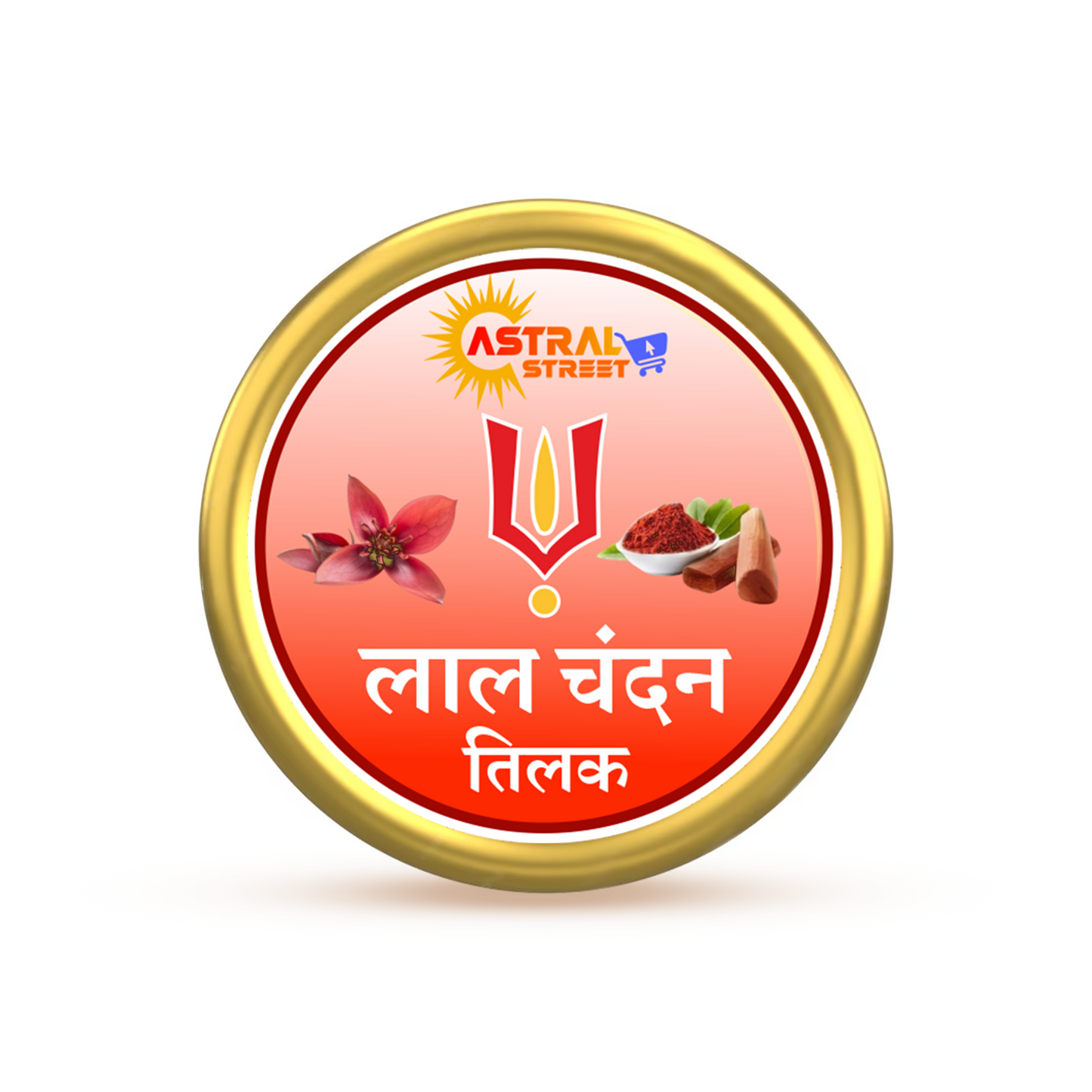 Astral Street Red Chandan Tilak-8gm